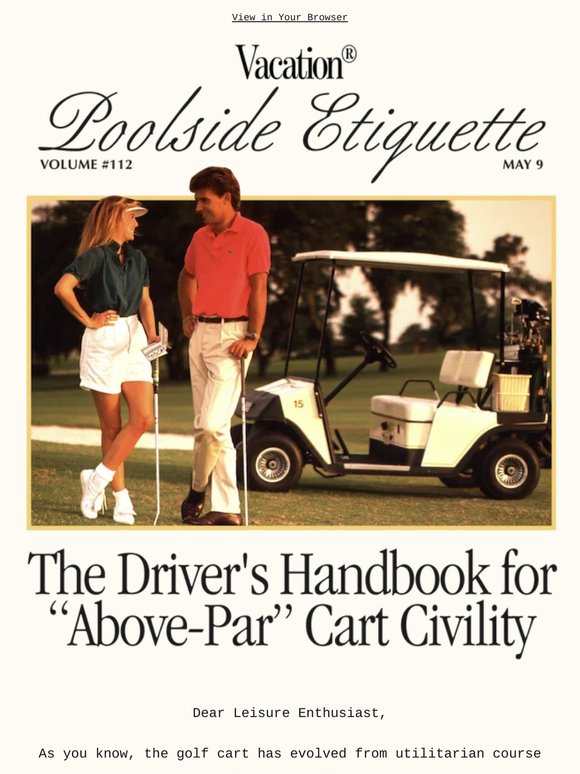 ⛳ Guide to Golf Cart Conduct