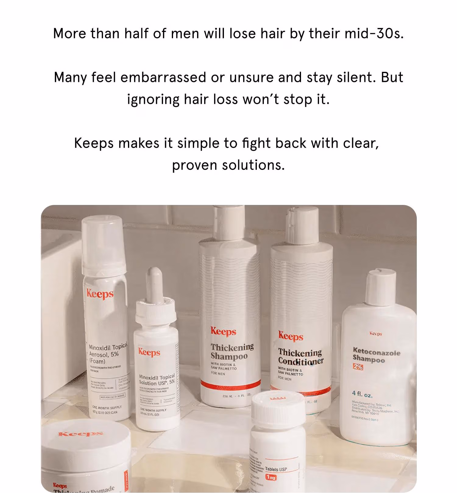 Keeps products