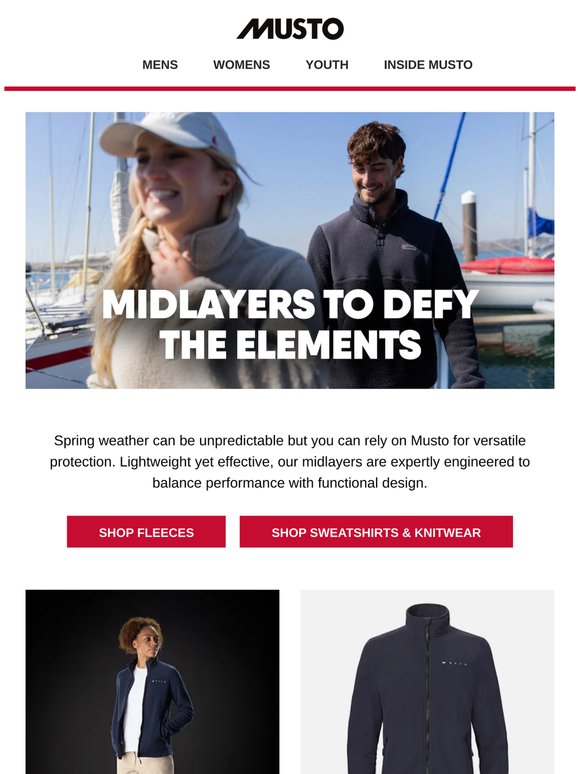 Midlayers for unpredictable conditions