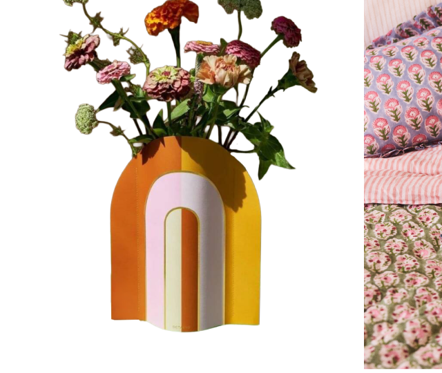 Decorative Paper Vase ‘Riviera Arch’