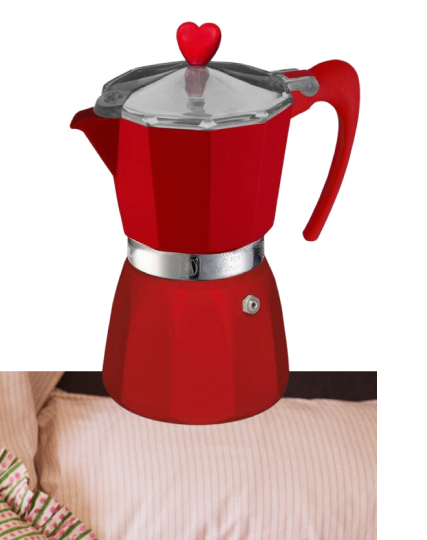 Italian Moka Pot Espresso Maker 'Rossana'