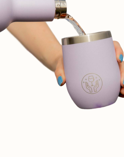 Lavender Insulated Wine Tumbler