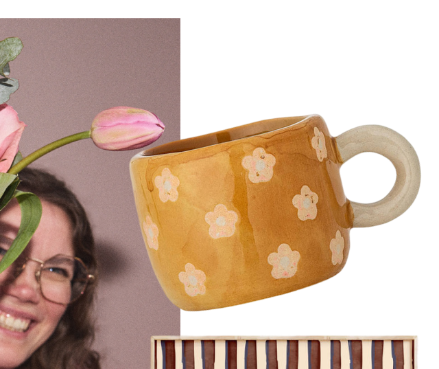 Spring Stoneware Mugs