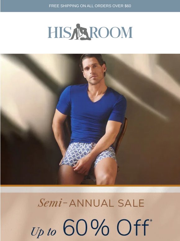 Save Up to 60% During the Semi-Annual Sale