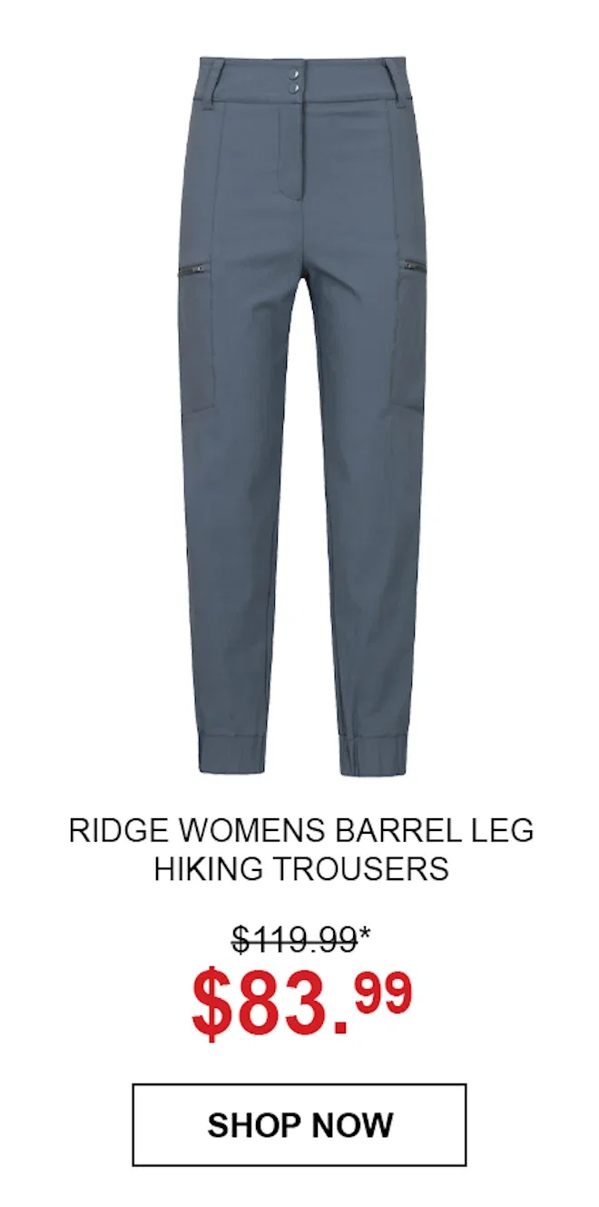 Ridge Womens Barrel Leg Hiking Trousers