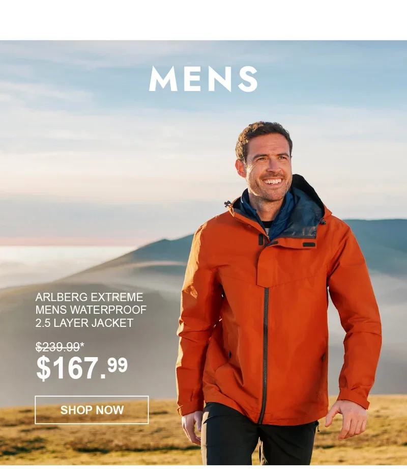 Arlberg Extreme Mens Waterproof 2.5 Layer Jacket