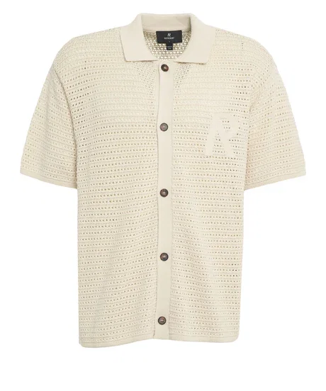 Camicia in maglia traforata