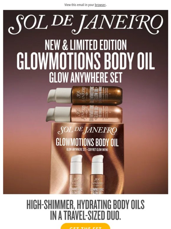 New limited-edition Glowmotions travel set ✨