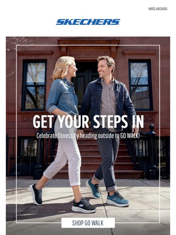 Get your steps in with Skechers GO WALK