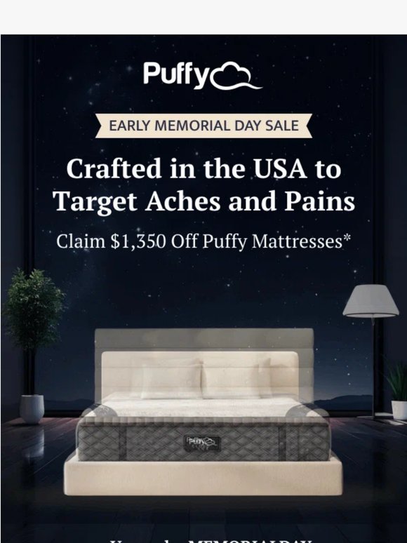 🇺🇸 $1,350 off — American-crafted sleep