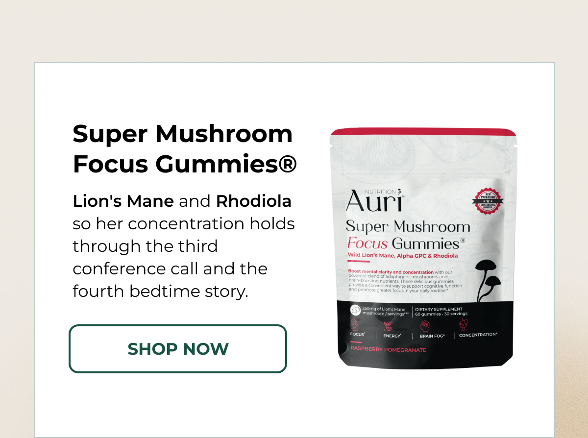 SUPER MUSHROOM FOCUS GUMMIES