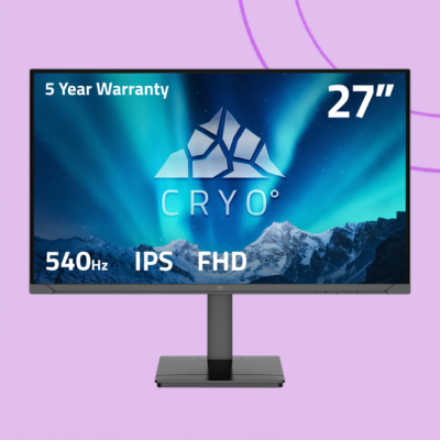 Cryo Vision 27 inch FHD 540hz Gaming Monitor