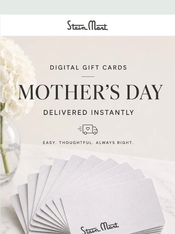Mother’s Day, Delivered Instantly