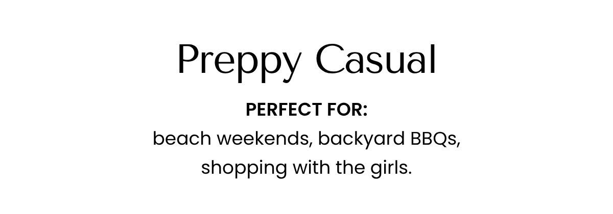 Preppy Casual