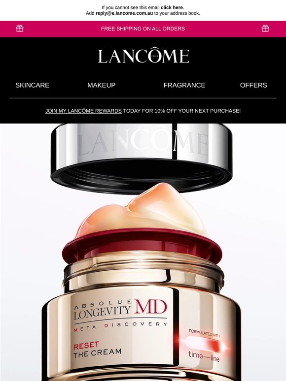 NEW: Absolue Longevity MD Reset the Cream