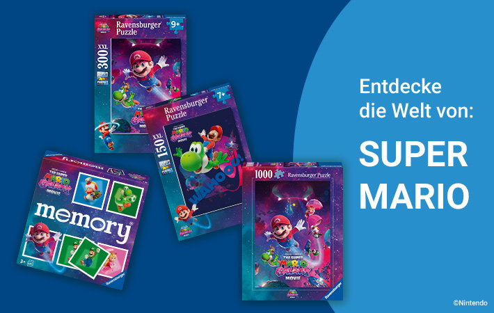 Tolle Super Mario Spiele, Puzzles und mehr im Ravensburger Online Shop