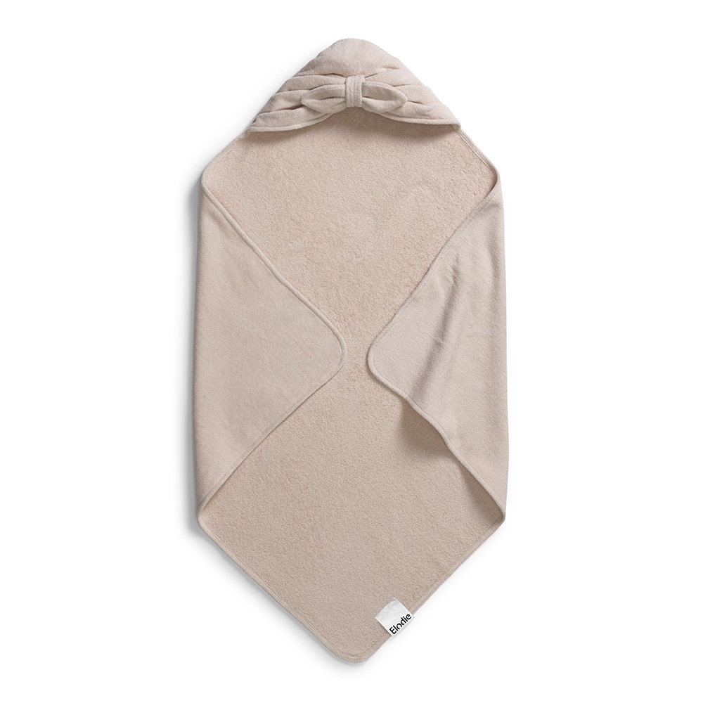 Image of Hooded Towel - Powder Pink Bow