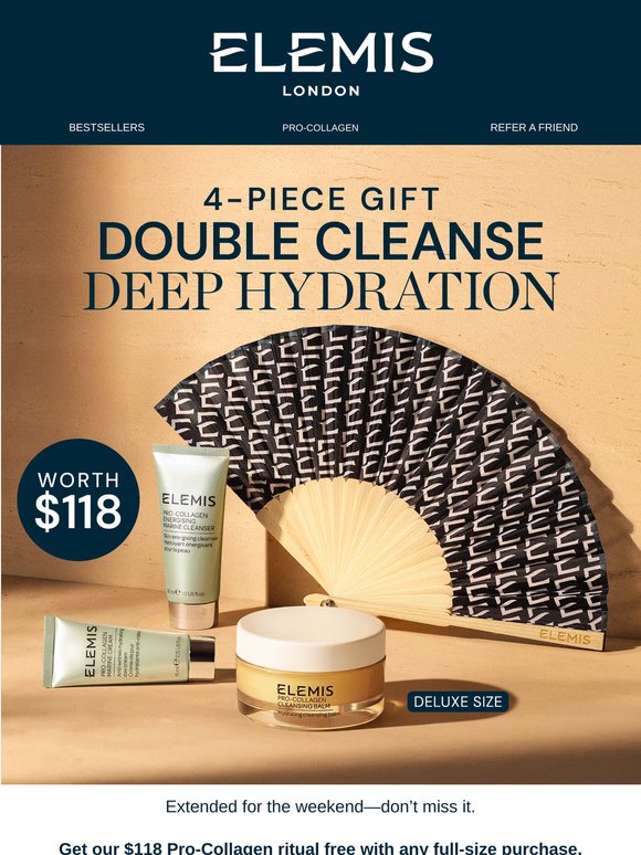 It’s back: Free Pro-Collagen Ritual with any full-size purchase