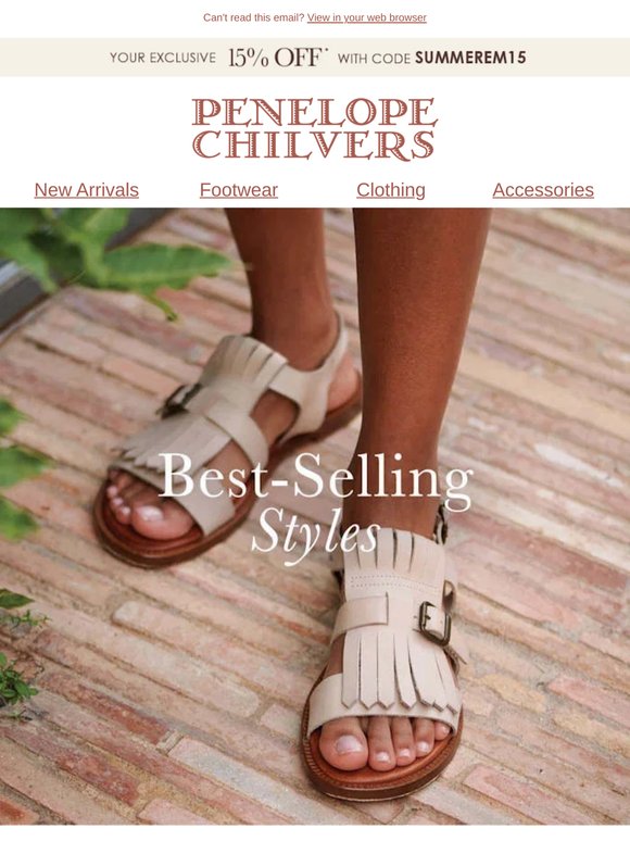 15% Off Best-selling styles | Summer collection