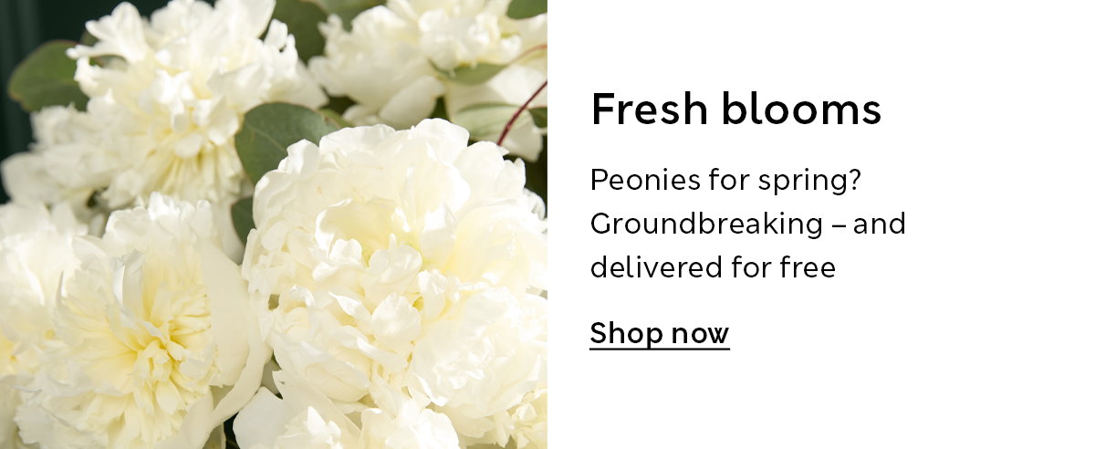 British White Peony Bouquet