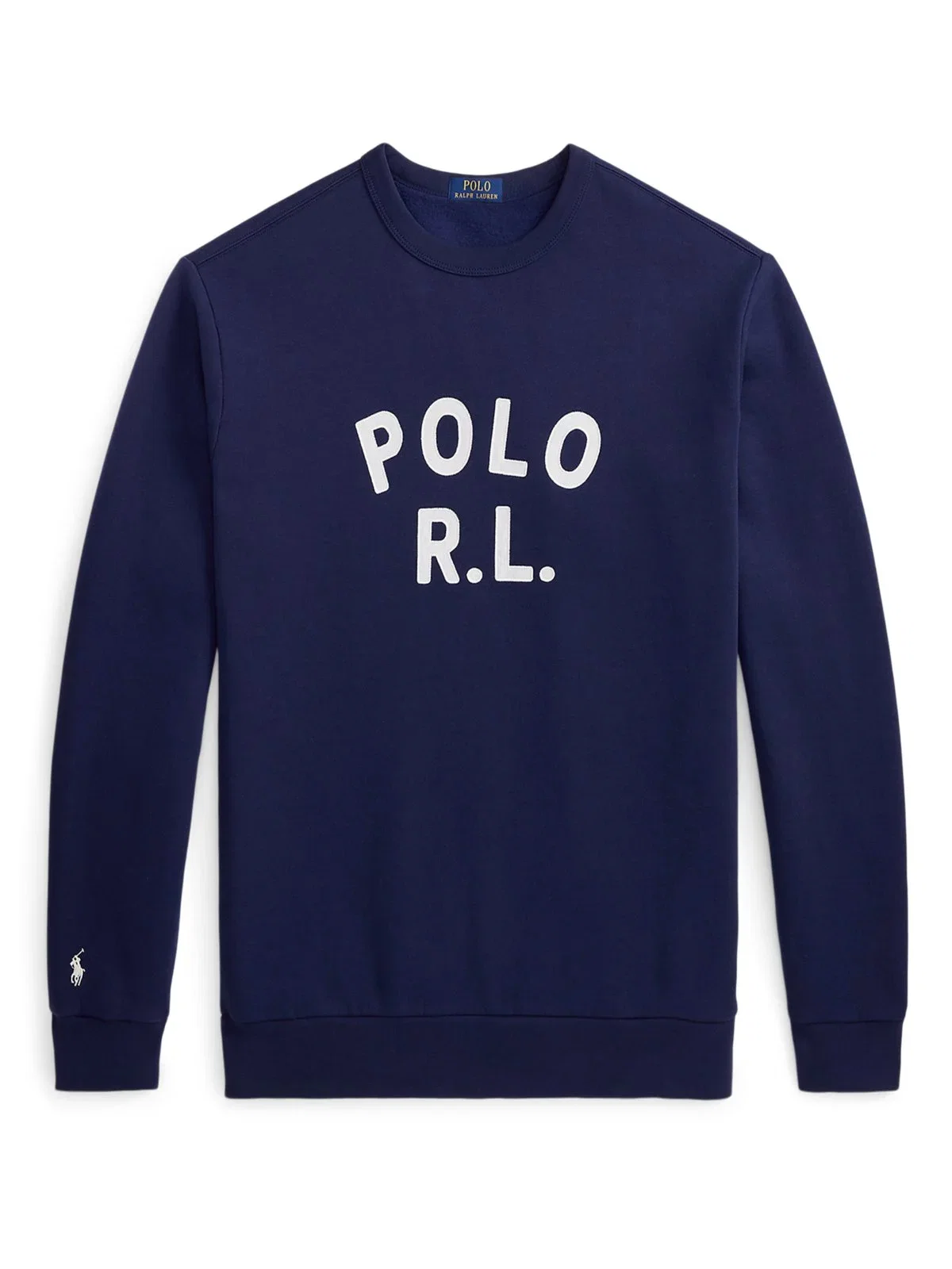 Sweatshirt in a cotton blend with a soft fleece inside