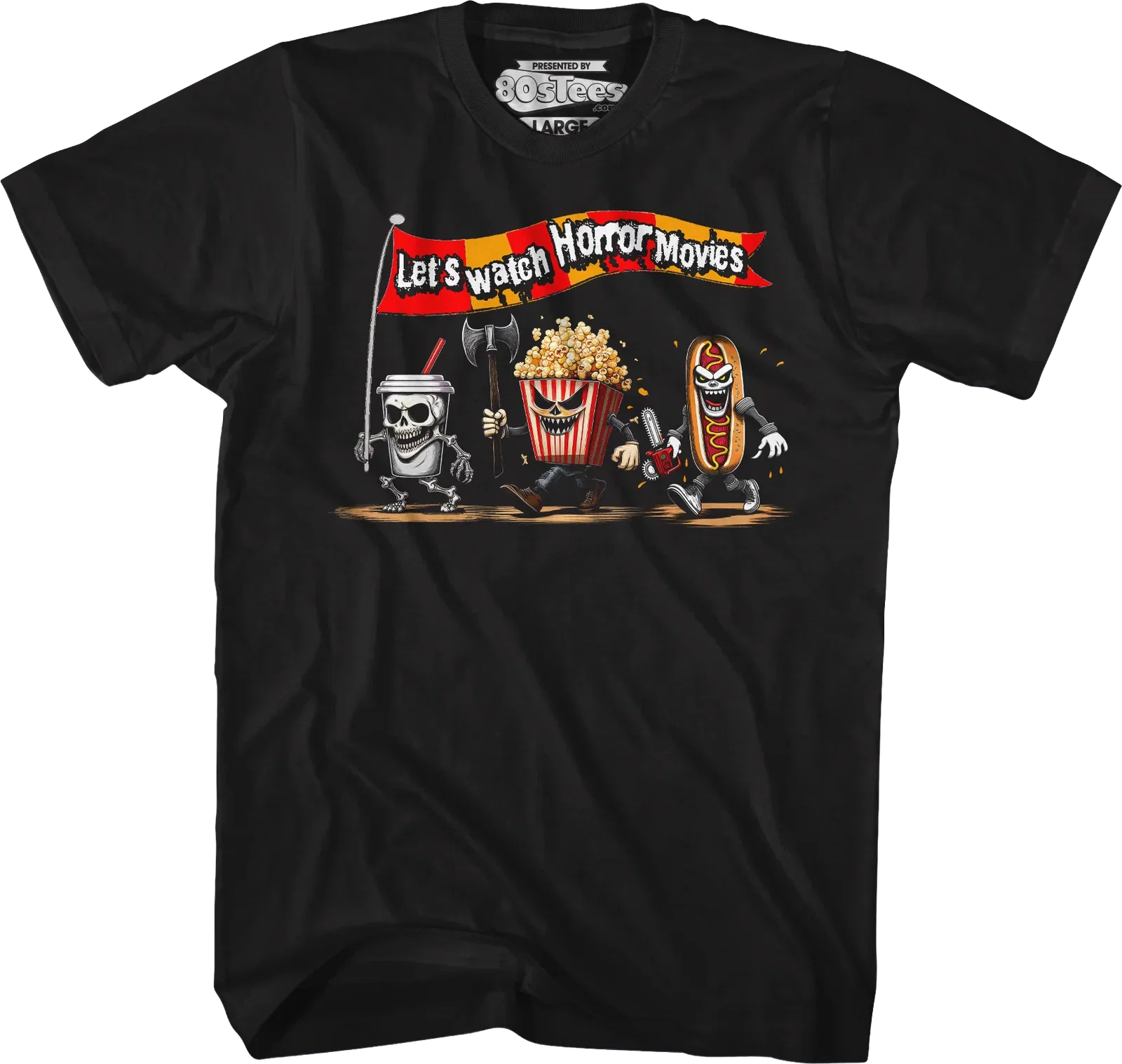 Let's Watch Horror Movies T-Shirt