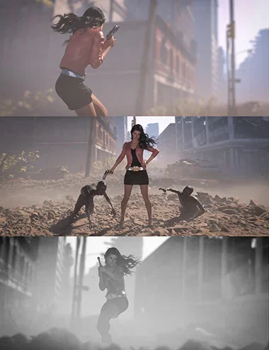 Quick 2.5D Scenes - Urban Remains
