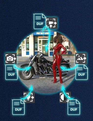 V3D Extract and Append: Cameras, Lights, Environment Settings and More