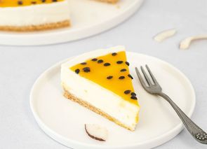Cheesecake de coco y maracuyà