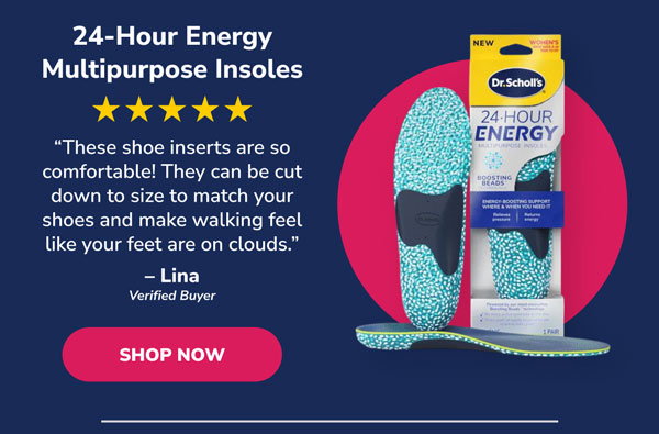 24-Hour Energy Multipurpose Insoles | Shop Now