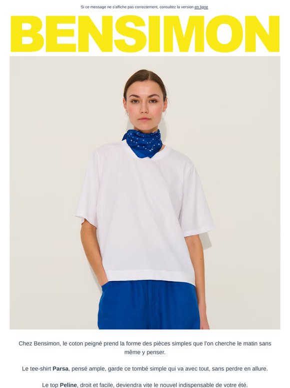 Le coton peigné, celui qu’on choisit sans réfléchir.
