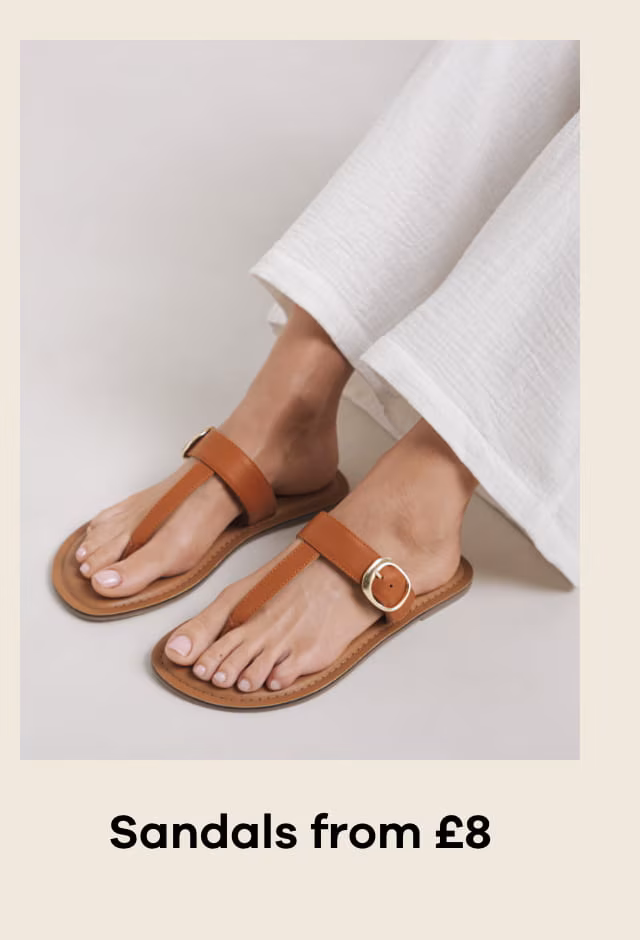 Sandals from £8