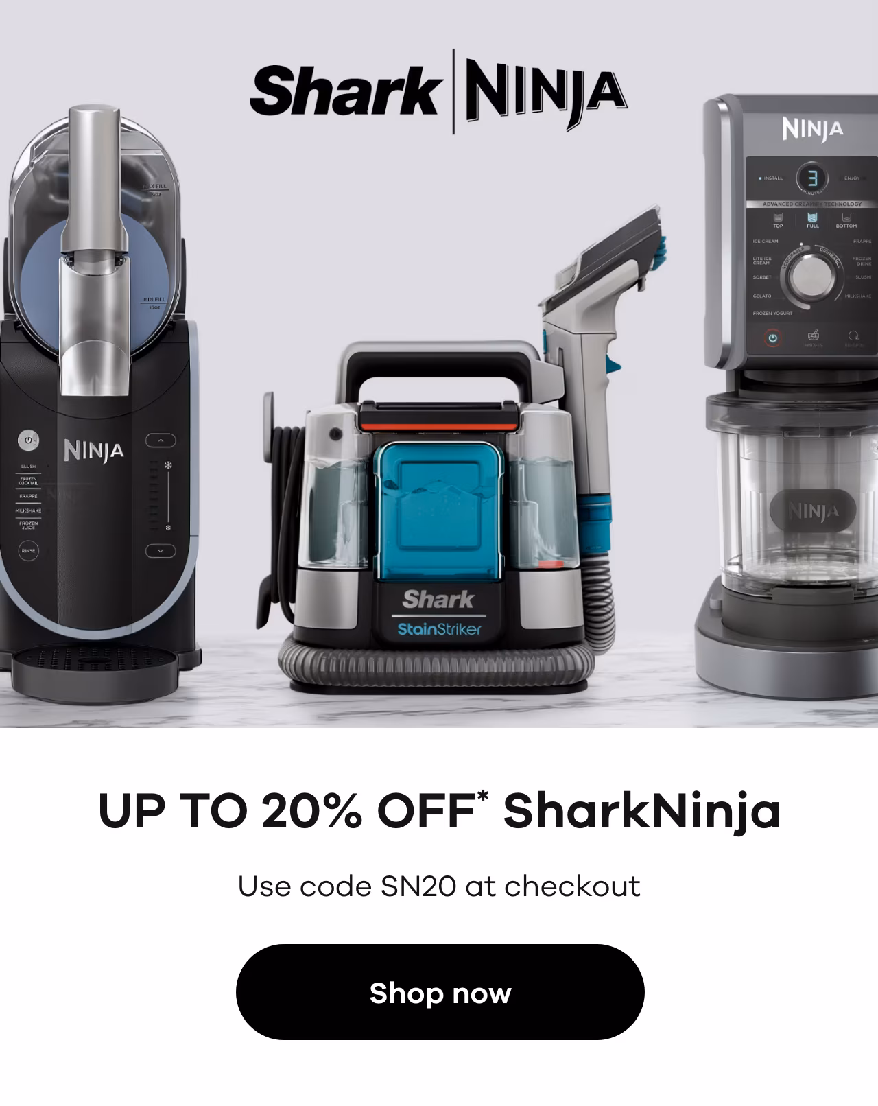 Up to 20&percnt; OFF SharkNinja - Shop now