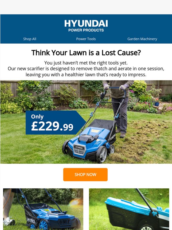 💥 Just Landed! Our NEW 40V (2x 20V) Scarifier