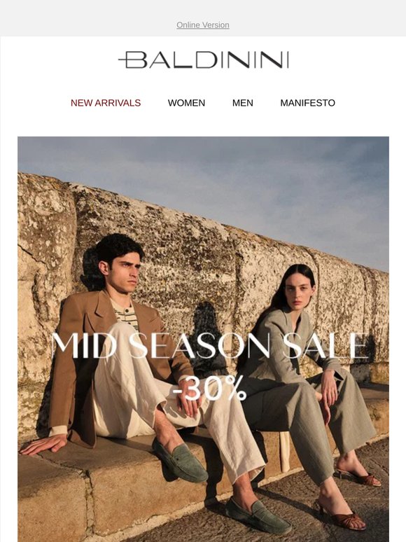 Mid Season Sale: -30% Off