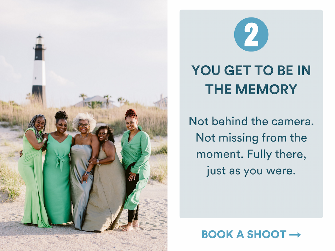 2. You get to be in the memory