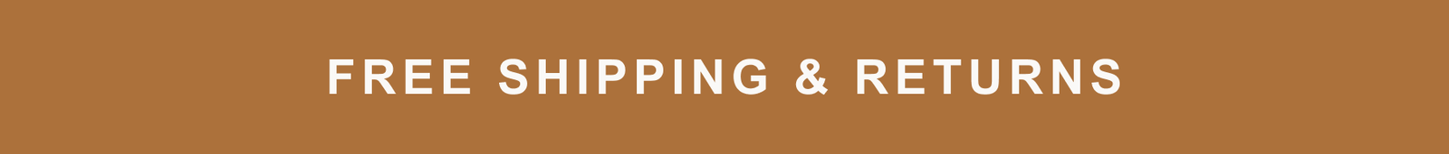 Free shipping and returns