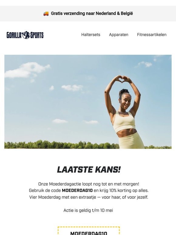 Moederdag: 10% korting op alles!