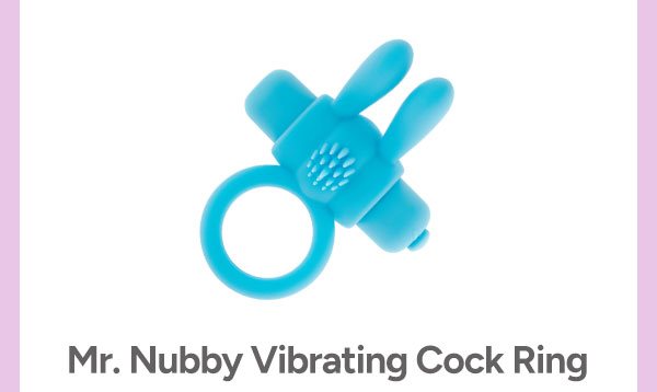 Mr. Nubby 10-Function Vibrating Cock Ring - Hott Love