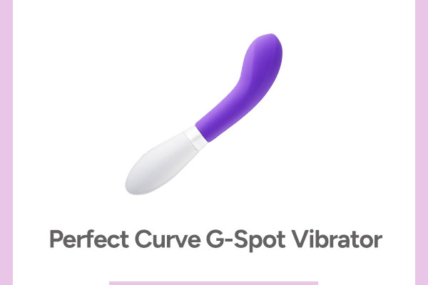 Purple Perfect Curve Multi Speed G-Spot Vibrator 7 Inch - Hott Love