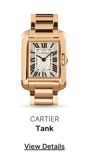 Pre-Owned Cartier Tank Anglaise W5310013 Rose Gold