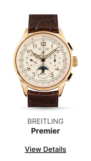 Pre-Owned Breitling Premier B25 Datora 42 18k Red Gold