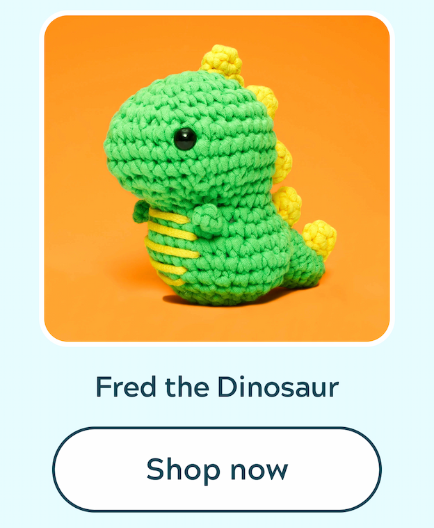 Fred the Dinosaur Crochet Kit