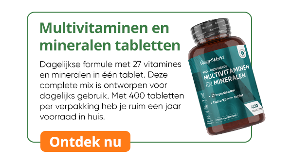 Multivitaminen en mineralen tabletten