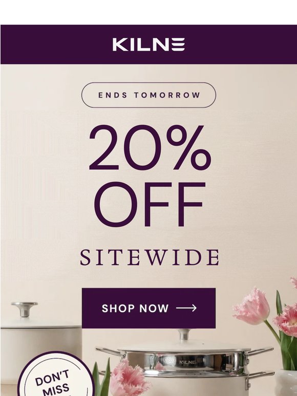 20% Off Ends Soon – Shop Now!