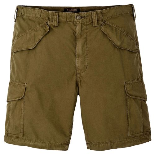 Filson Tropical Poplin Cargo Shorts - Mili Olive