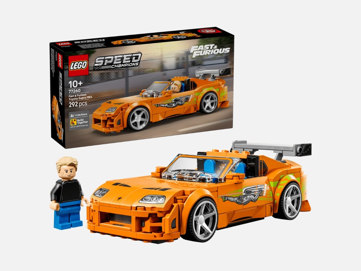 LEGO’s New ‘Fast & Furious’ Supra is a 292-Piece Hit of Pure Nostalgia