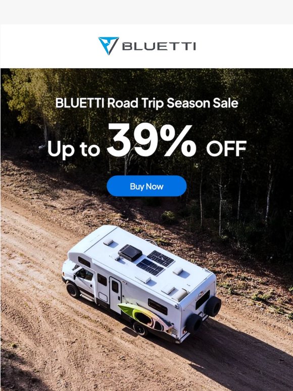 Up to 39% Off | Road Trip Season Sale Now Live