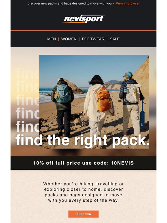 Find the Right Pack