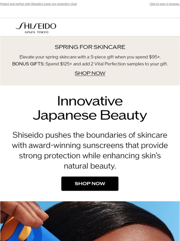 Spring 6-Pc Gift Meets Japanese Sun Care Excellence☀️
